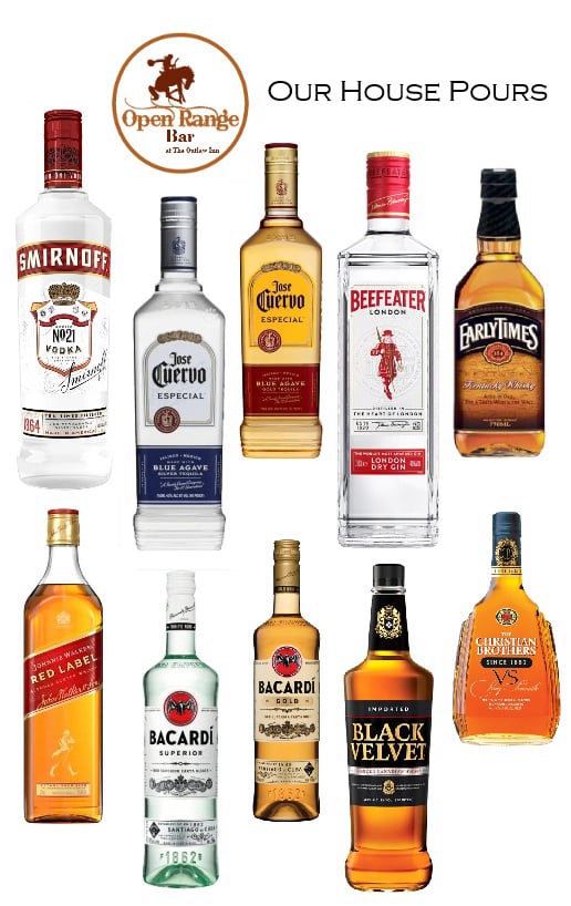 No off-brand liquors here!